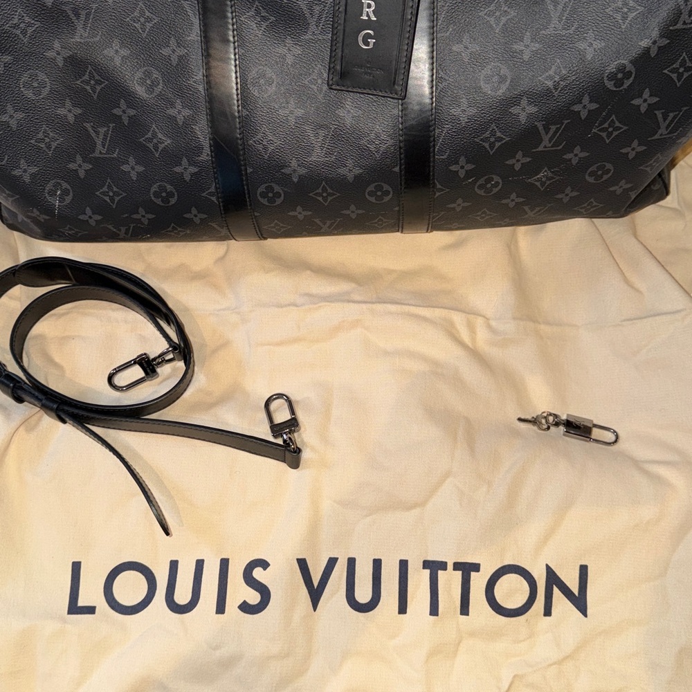 Louis Vuitton Monogram Eclipse Keepall 55 - image 2